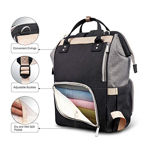 hafmall changing bolsa backpack